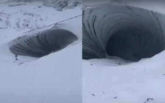 Giant mysterious cave discovered in Antarctica Hollow Earth ?